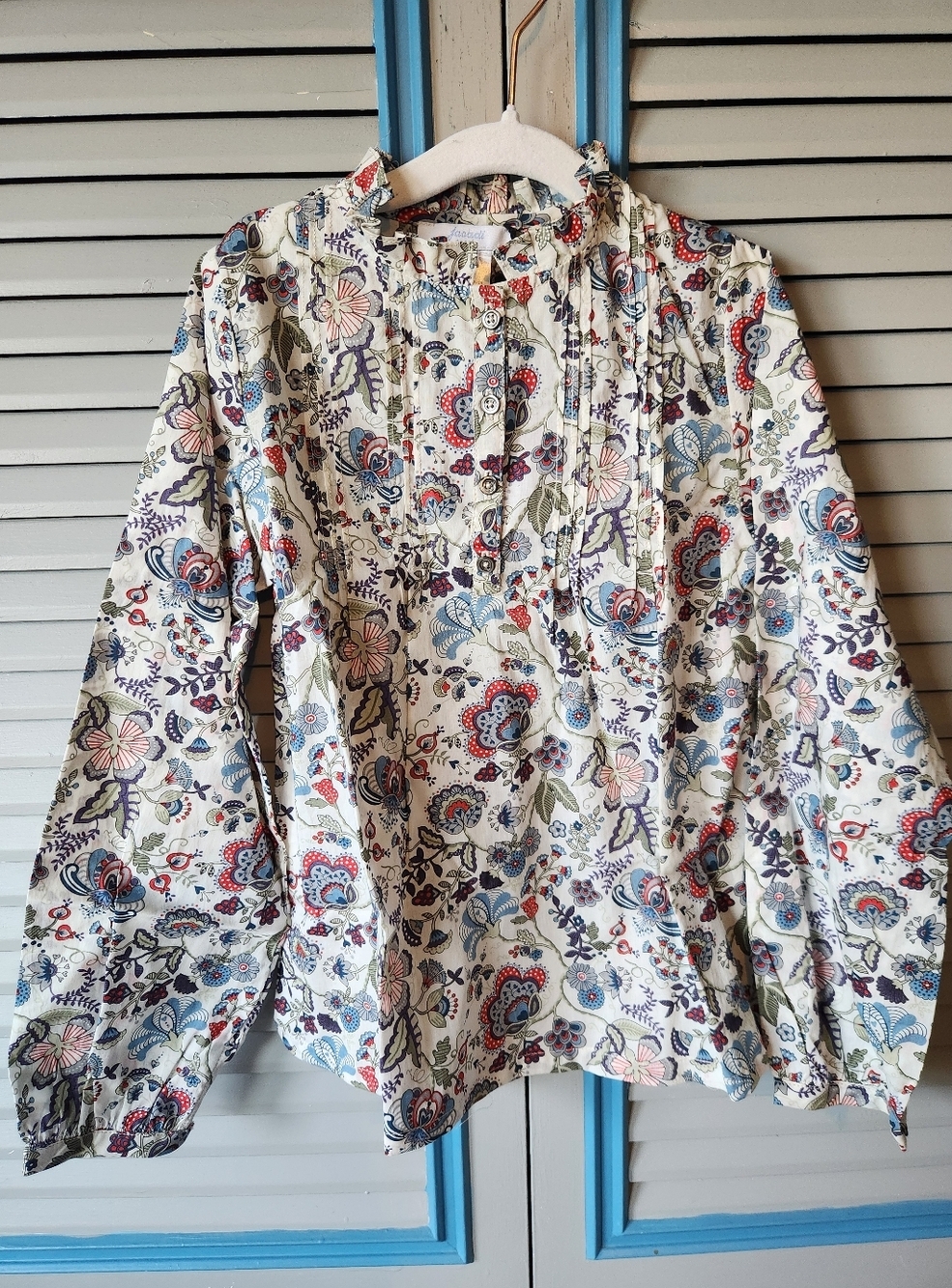 Jacadi Paris Floral Paisley Blouse
